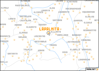 map of La Palmita