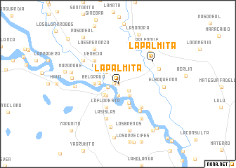 map of La Palmita