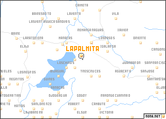 map of La Palmita