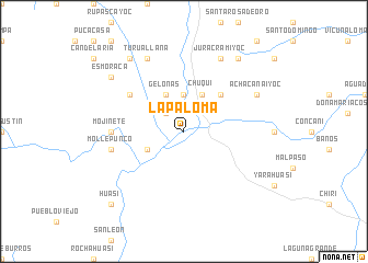 map of La Paloma