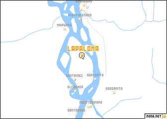 map of La Paloma