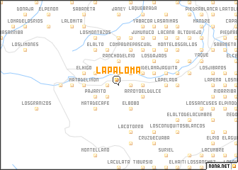 map of La Paloma