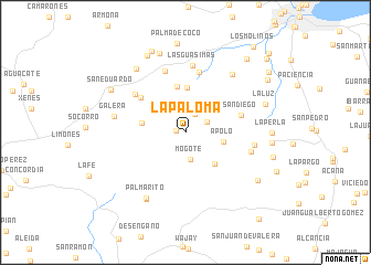 map of La Paloma