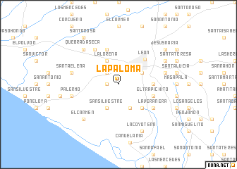 map of La Paloma