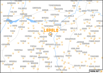 map of Lapalo