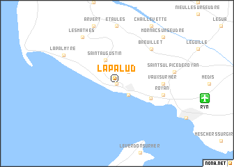 map of La Palud