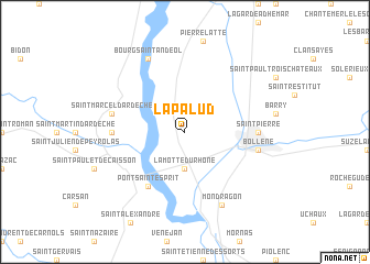 map of Lapalud