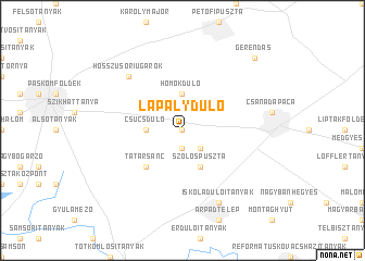 map of Lapálydůlő