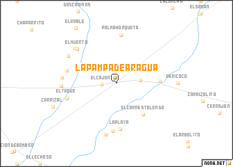 map of La Pampa de Aragua