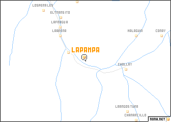 map of La Pampa