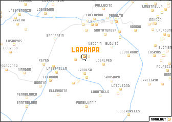 map of La Pampa