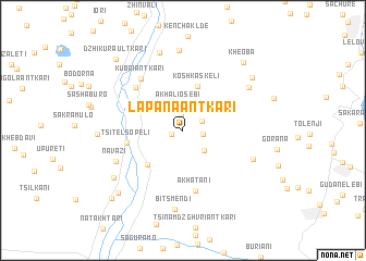 map of Lap\