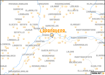 map of La Panadera