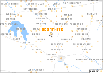 map of La Panchita