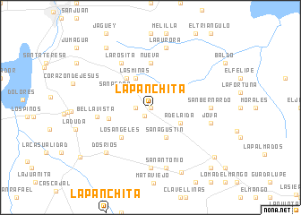 map of La Panchita