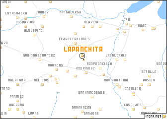 map of La Panchita