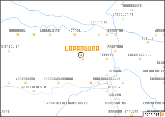 map of La Pandura