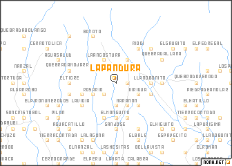 map of La Pandura