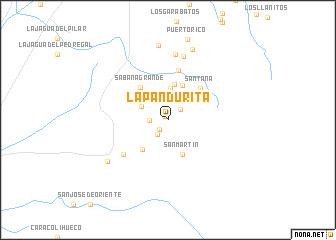 map of La Pandurita