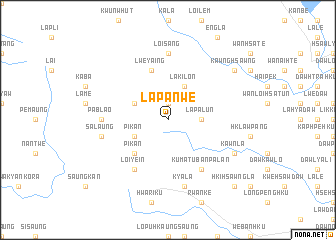 map of Lapanwe