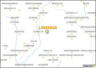 map of La Parada