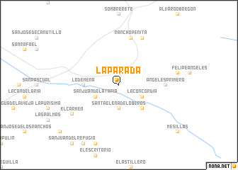 map of La Parada