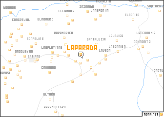 map of La Parada