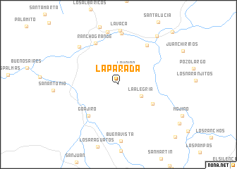 map of La Parada