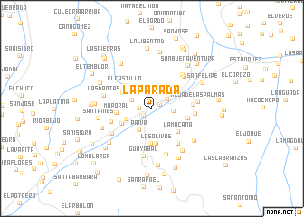 map of La Parada