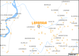 map of La Parada