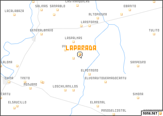 map of La Parada