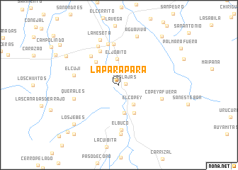 map of La Parapara