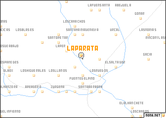 map of La Parata