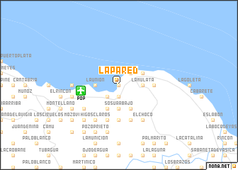 map of La Pared