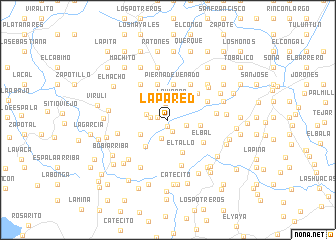 map of La Pared