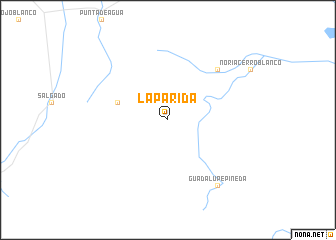map of La Parida