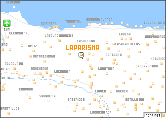 map of La Parisma