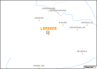 map of La Parra