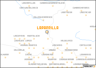 map of La Parrilla