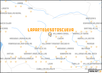 map of La Parte de Sotoscueva