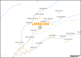 map of La Pascana