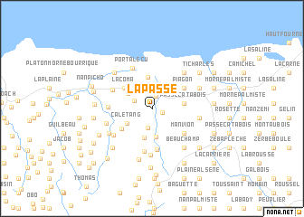 map of La Passe