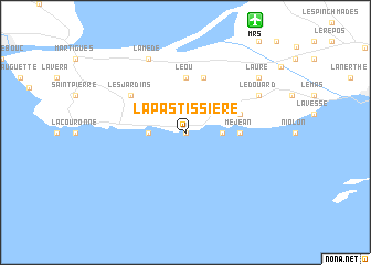 map of La Pastissière