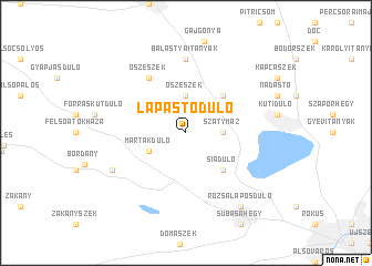 map of Lápastódůlő