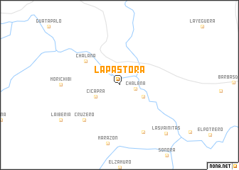 map of La Pastora