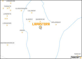 map of La Pastora