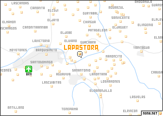 map of La Pastora