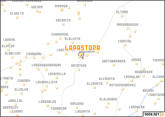 map of La Pastora