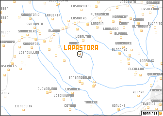 map of La Pastora