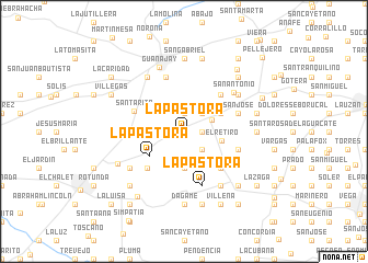 map of La Pastora